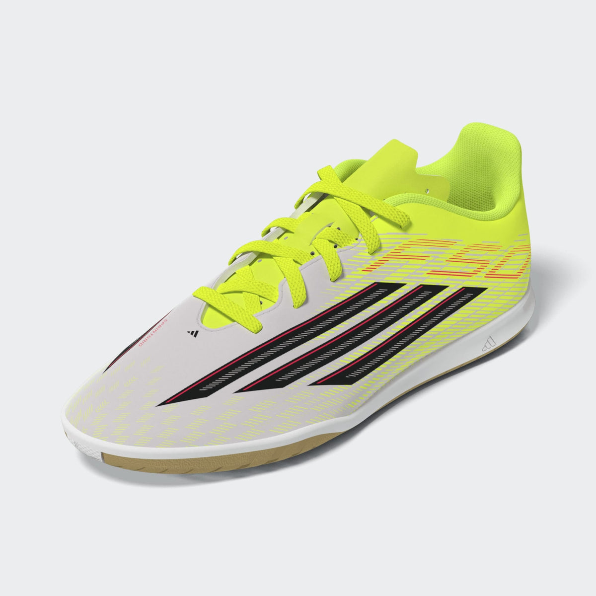 2026 New Arrival adidas F50 Club IN Indoor Youth Soccer Shoes - Solar Yellow/Black/Lucid Red wholesalehk.shop