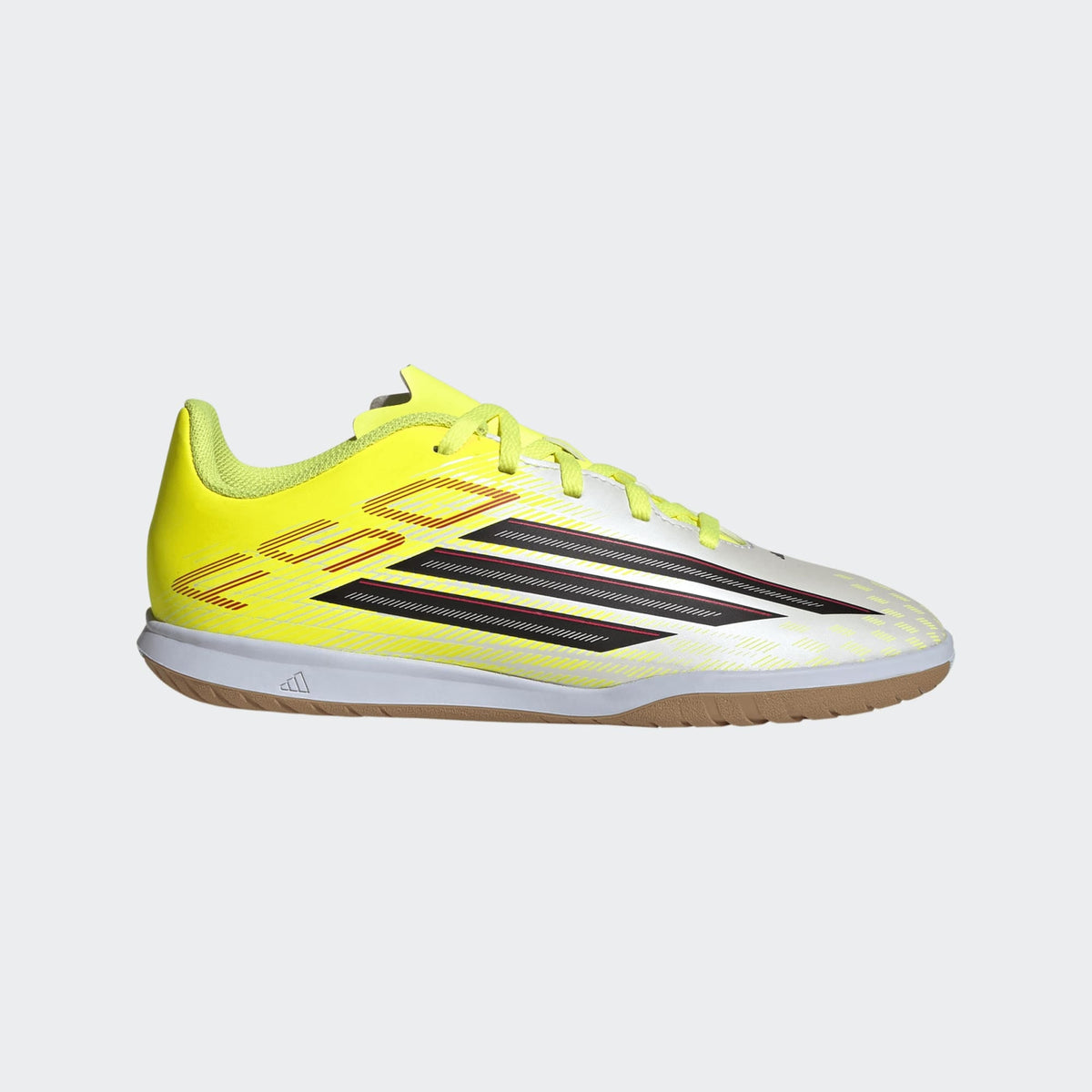 2026 New Arrival adidas F50 Club IN Indoor Youth Soccer Shoes - Solar Yellow/Black/Lucid Red wholesalehk.shop