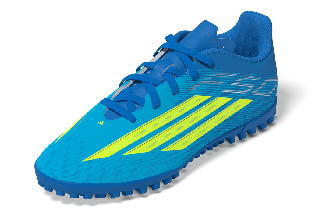 2026 New Arrival adidas F50 Club TF Turf Youth Soccer Cleats - Blue/Yellow/Aqua wholesalehk.shop