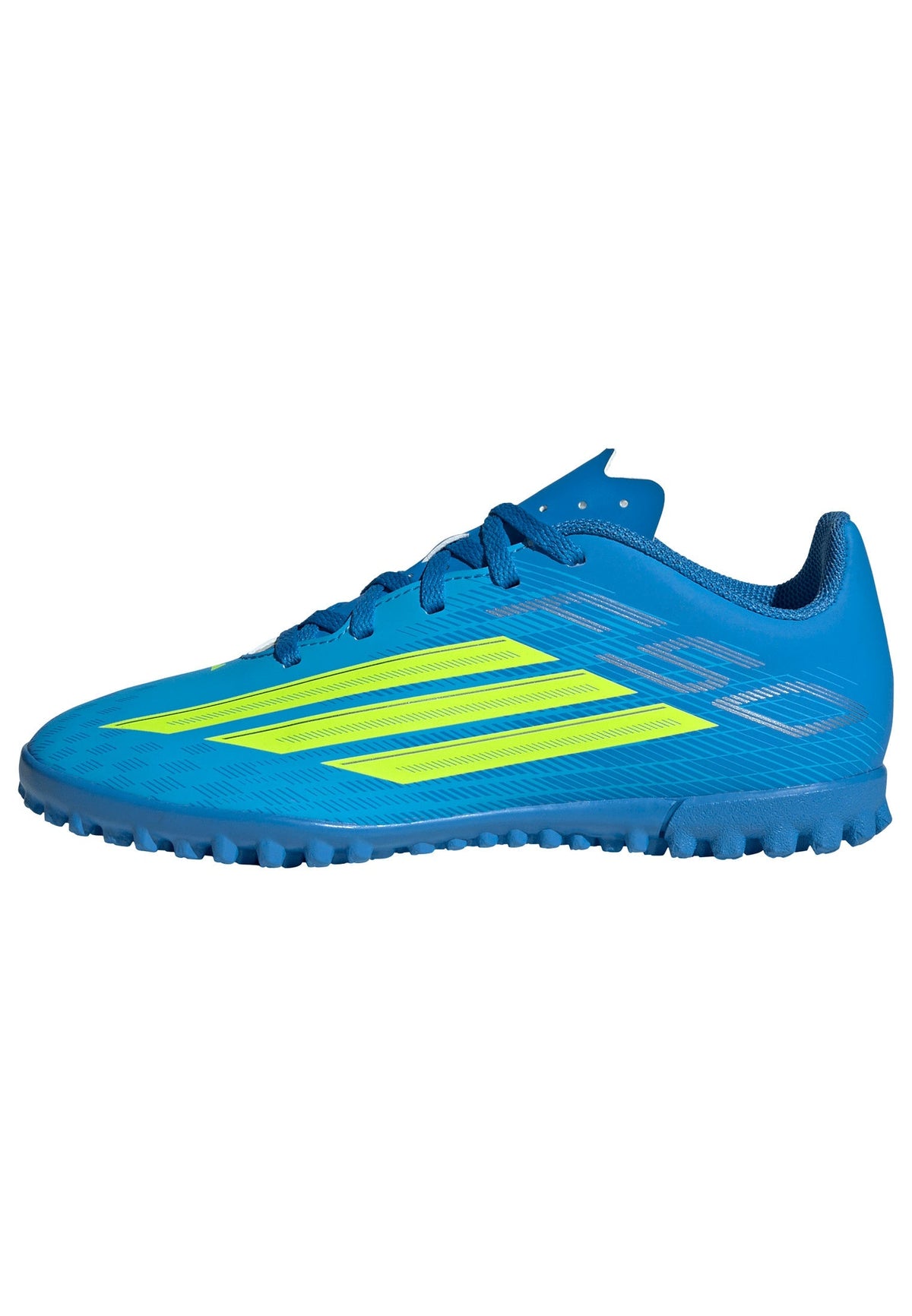 2026 New Arrival adidas F50 Club TF Turf Youth Soccer Cleats - Blue/Yellow/Aqua wholesalehk.shop