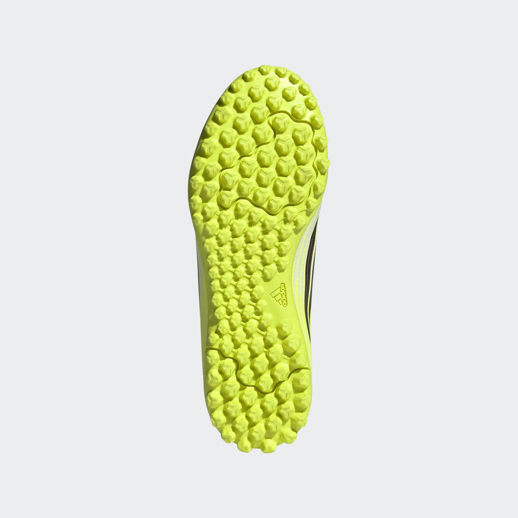 2026 New Arrival adidas F50 Club TF Turf Youth Soccer Cleats - Solar Yellow/Black/Lucid Red wholesalehk.shop