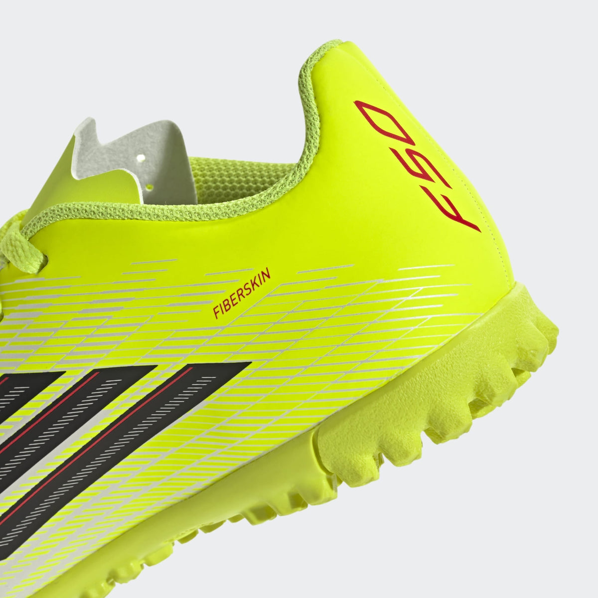 2026 New Arrival adidas F50 Club TF Turf Youth Soccer Cleats - Solar Yellow/Black/Lucid Red wholesalehk.shop