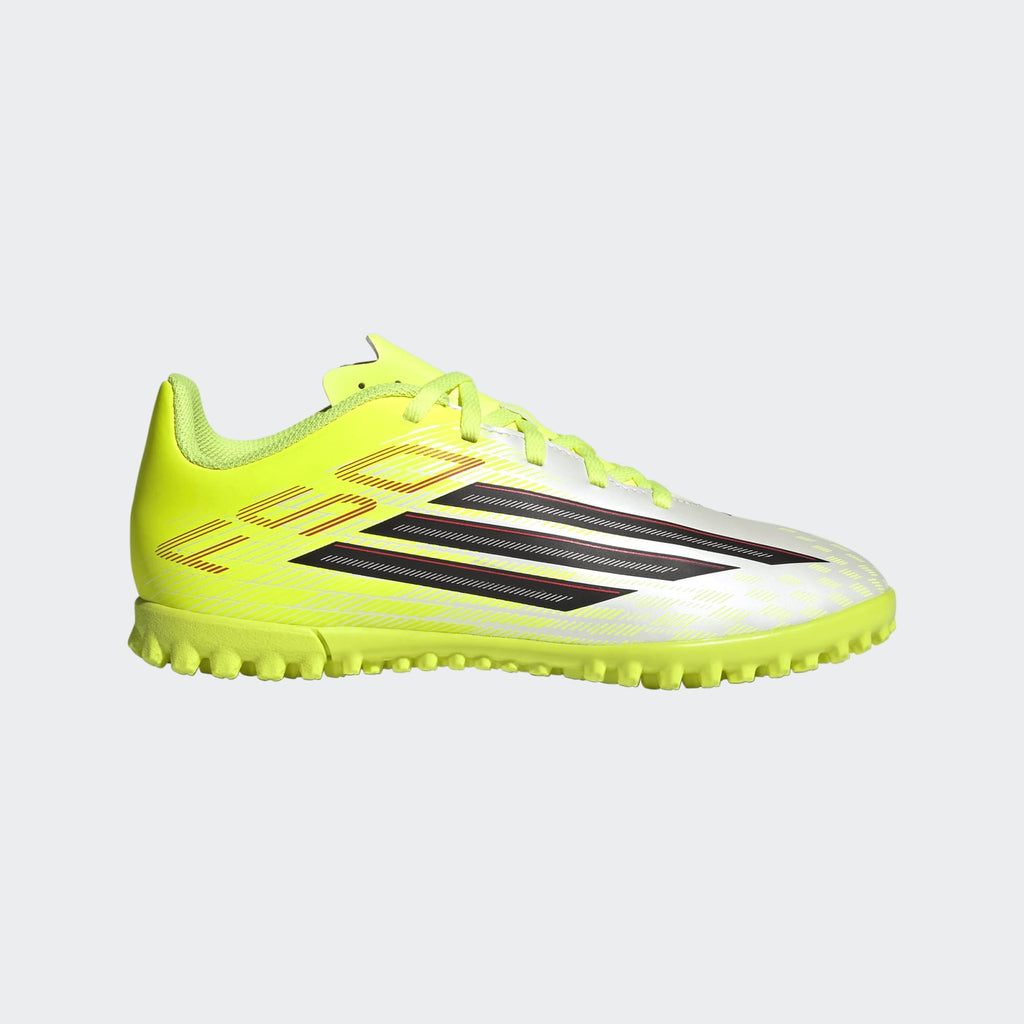 2026 New Arrival adidas F50 Club TF Turf Youth Soccer Cleats - Solar Yellow/Black/Lucid Red wholesalehk.shop