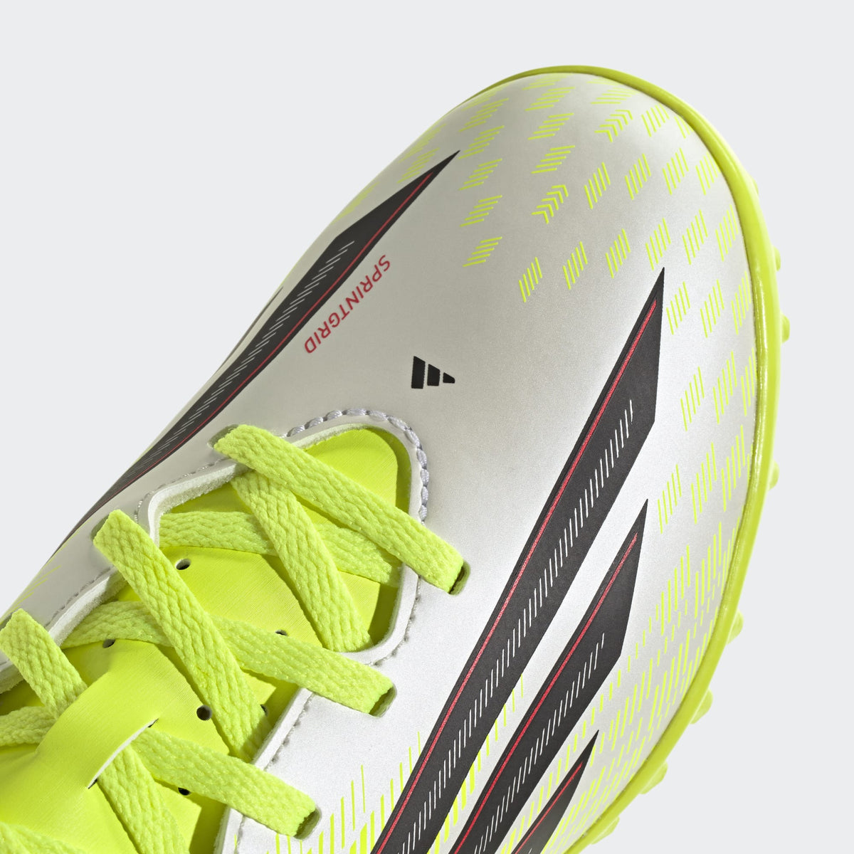 2026 New Arrival adidas F50 Club TF Turf Youth Soccer Cleats - Solar Yellow/Black/Lucid Red wholesalehk.shop