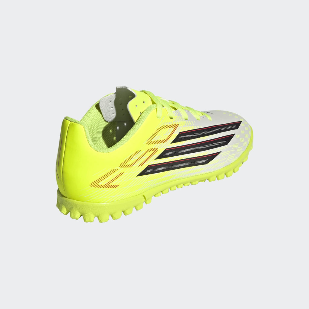 2026 New Arrival adidas F50 Club TF Turf Youth Soccer Cleats - Solar Yellow/Black/Lucid Red wholesalehk.shop