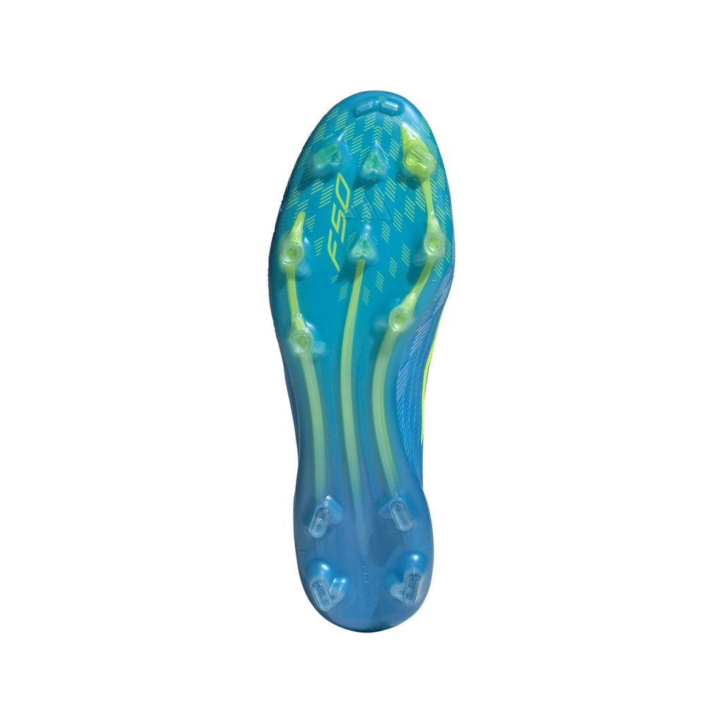 2026 New Arrival adidas F50 Elite FG Firm Ground Men's Soccer Cleats - Blue/Yellow/Aqua wholesalehk.shop