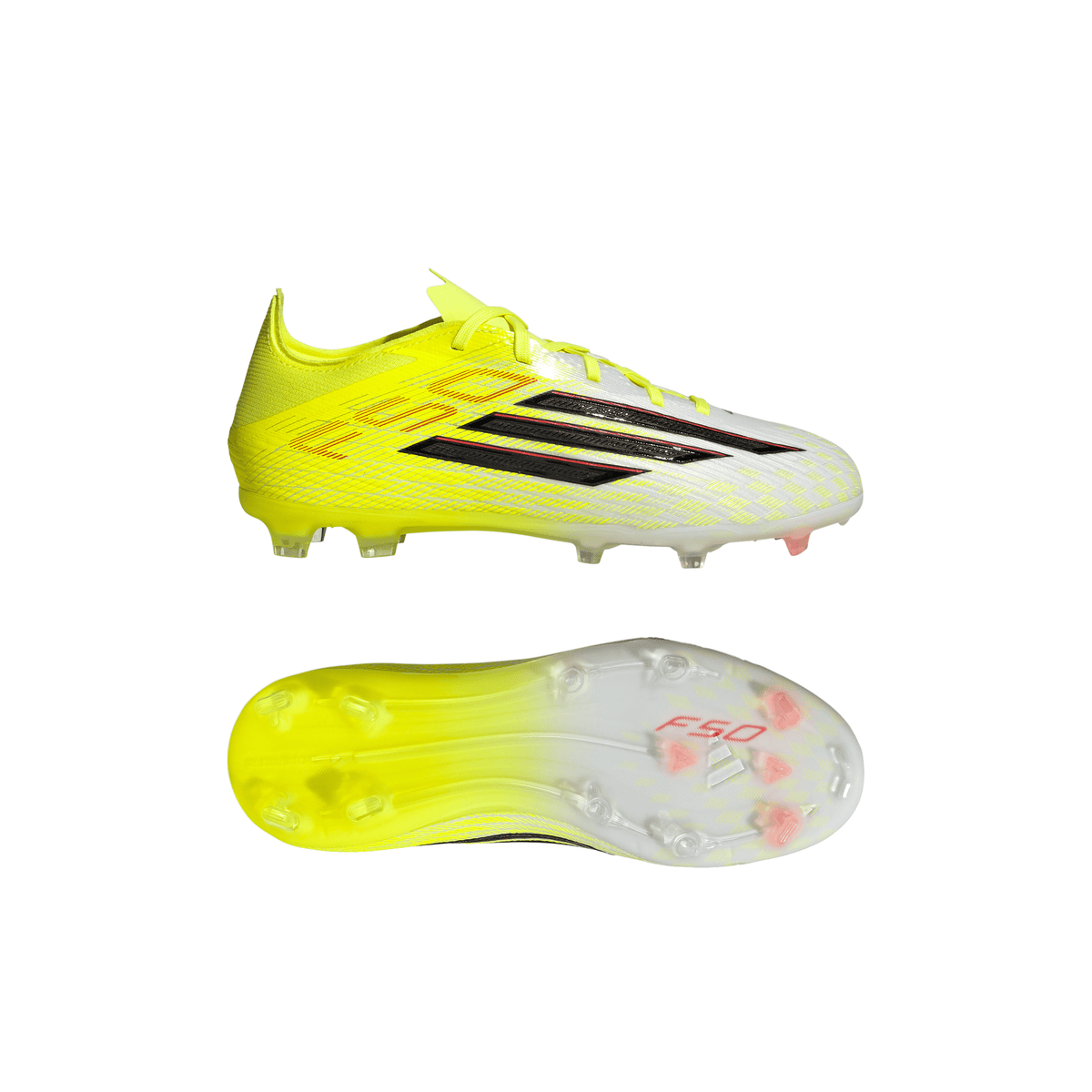 2026 New Arrival adidas F50 Elite FG Firm Ground Youth Soccer Cleats - Yellow/Black/Red wholesalehk.shop