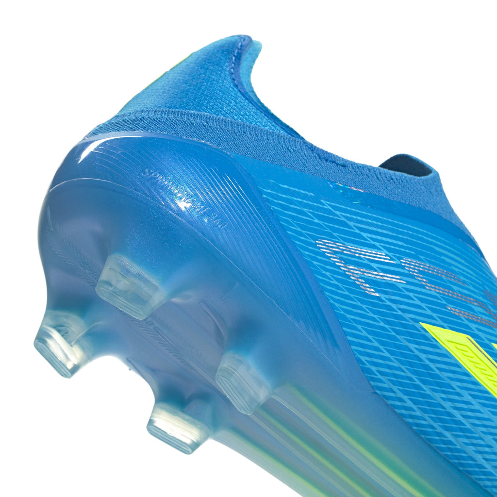2026 New Arrival adidas F50 Elite Laceless FG Firm Ground Men's Soccer Cleats - Blue/Yellow/Aqua wholesalehk.shop