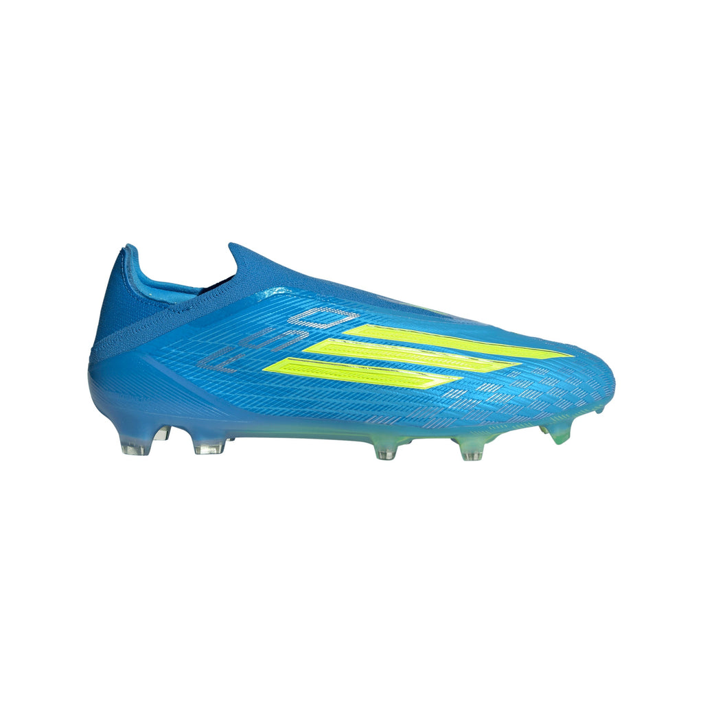 2026 New Arrival adidas F50 Elite Laceless FG Firm Ground Men's Soccer Cleats - Blue/Yellow/Aqua wholesalehk.shop