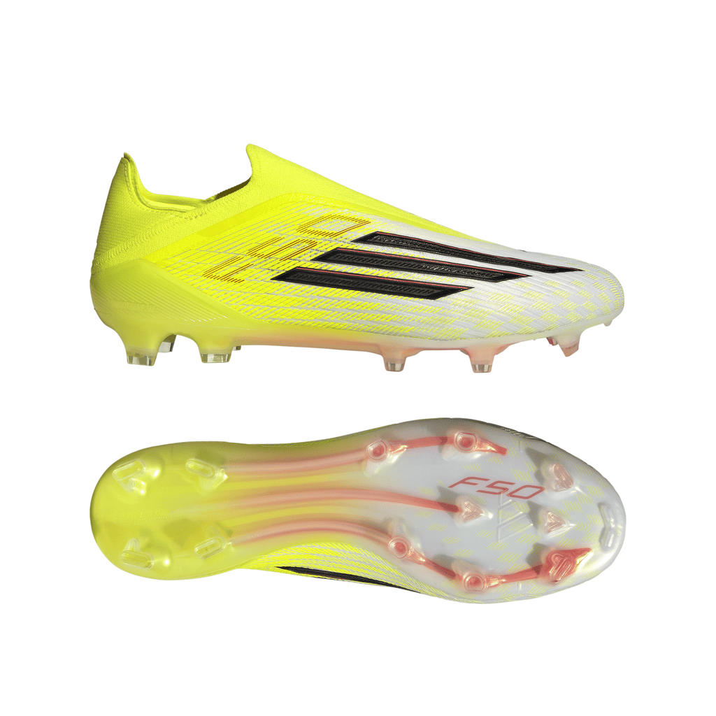 2026 New Arrival adidas F50 Elite Laceless FG Firm Ground Men´s Soccer Cleats - Yellow/Black/Red wholesalehk.shop