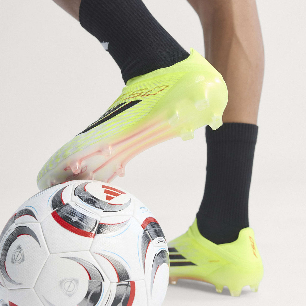 2026 New Arrival adidas F50 Elite Laceless FG Firm Ground Men´s Soccer Cleats - Yellow/Black/Red wholesalehk.shop