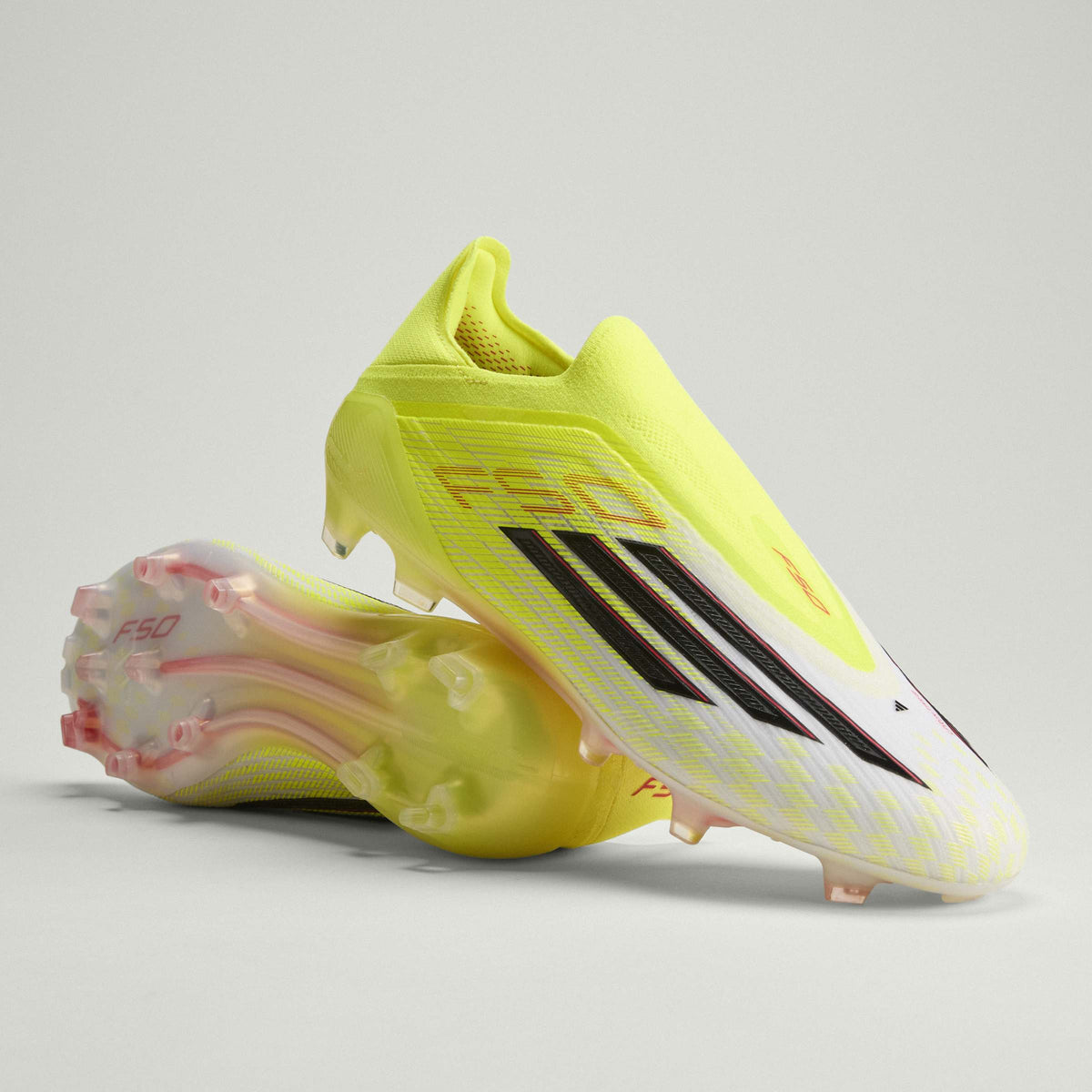 2026 New Arrival adidas F50 Elite Laceless FG Firm Ground Men´s Soccer Cleats - Yellow/Black/Red wholesalehk.shop
