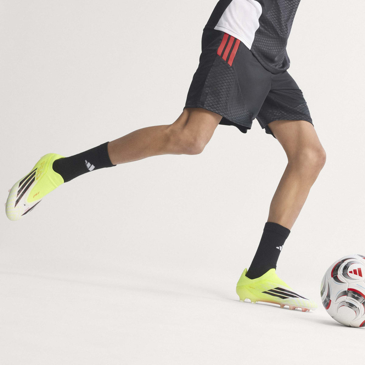 2026 New Arrival adidas F50 Elite Laceless FG Firm Ground Men´s Soccer Cleats - Yellow/Black/Red wholesalehk.shop