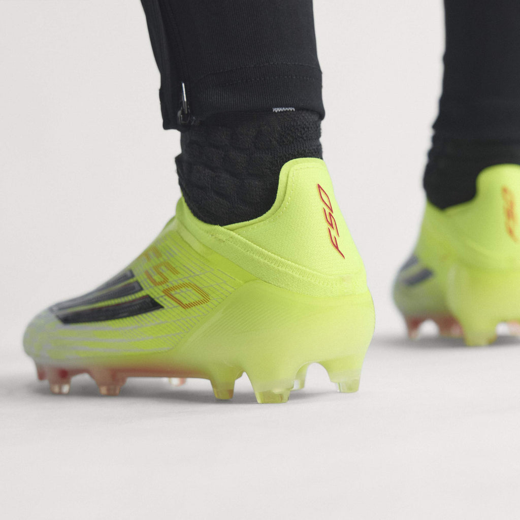 2026 New Arrival adidas F50 Elite Laceless FG Firm Ground Men´s Soccer Cleats - Yellow/Black/Red wholesalehk.shop