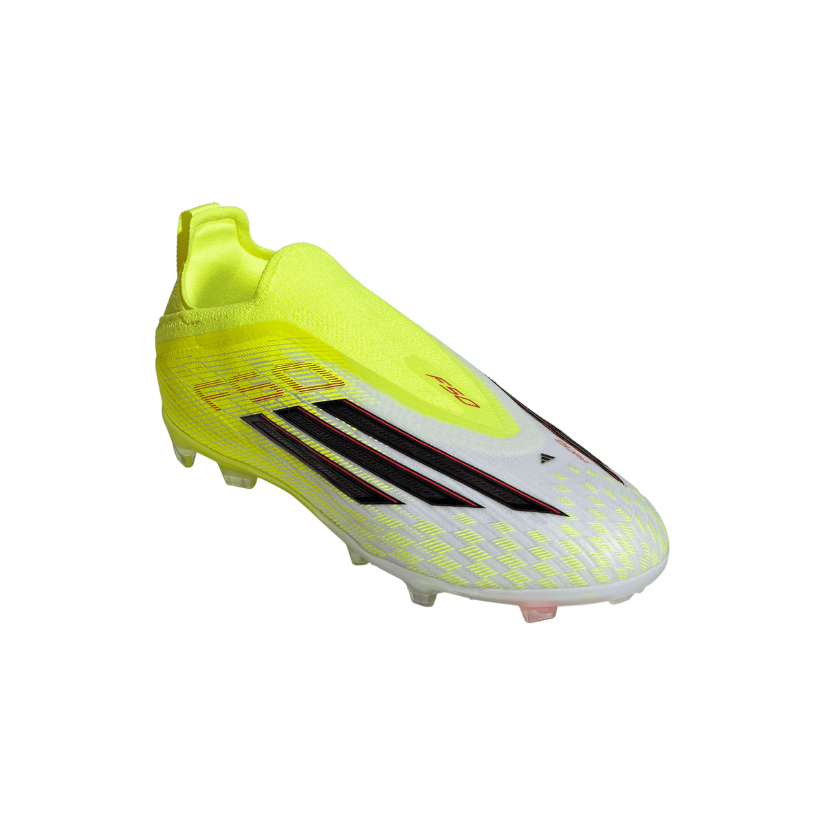 2026 New Arrival adidas F50 Elite Laceless FG Firm Ground Youth Soccer Cleats - Yellow/Black/Red wholesalehk.shop