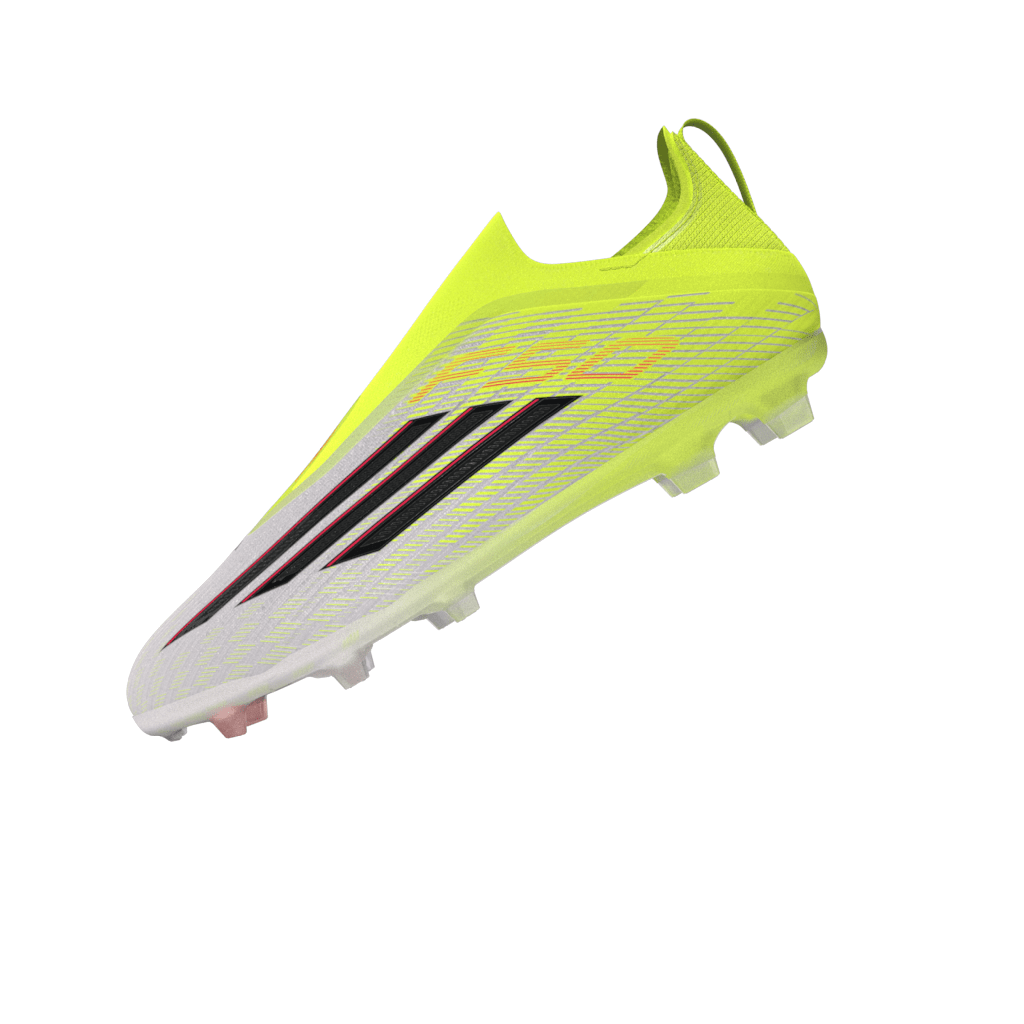 2026 New Arrival adidas F50 Elite Laceless FG Firm Ground Youth Soccer Cleats - Yellow/Black/Red wholesalehk.shop