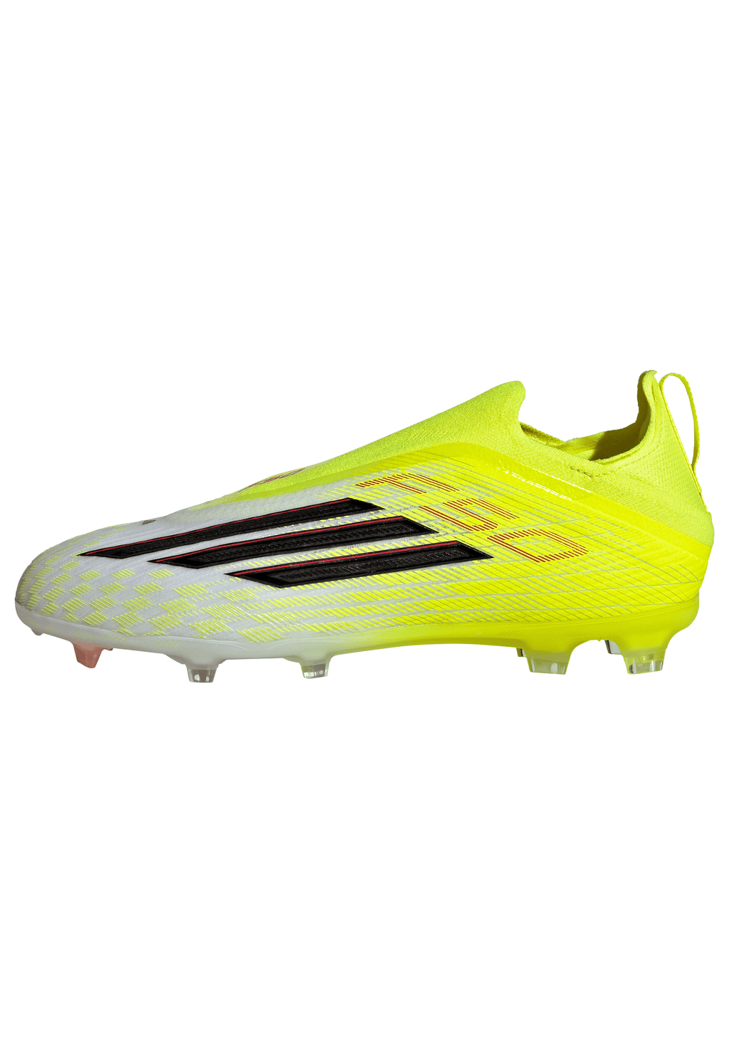2026 New Arrival adidas F50 Elite Laceless FG Firm Ground Youth Soccer Cleats - Yellow/Black/Red wholesalehk.shop