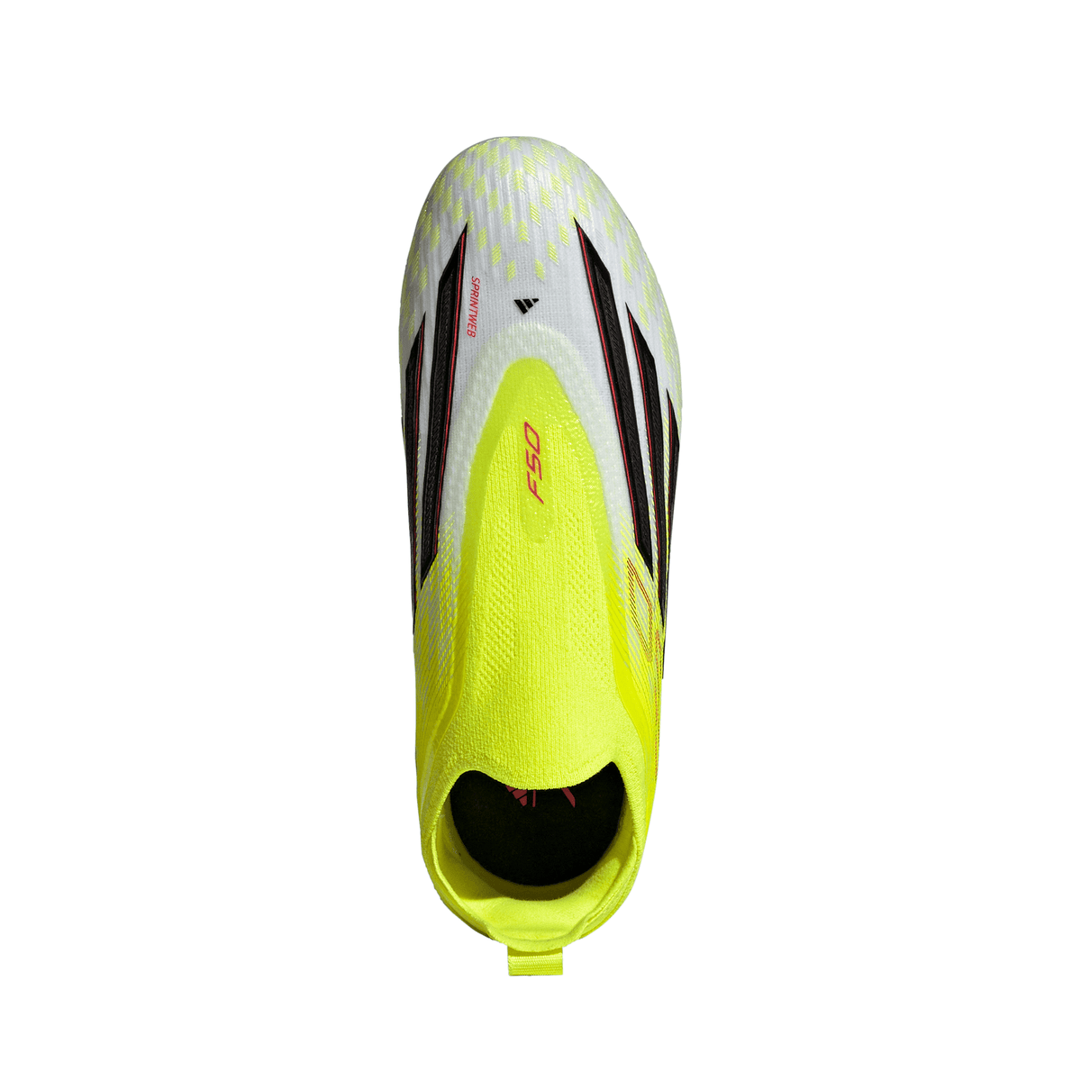 2026 New Arrival adidas F50 Elite Laceless FG Firm Ground Youth Soccer Cleats - Yellow/Black/Red wholesalehk.shop