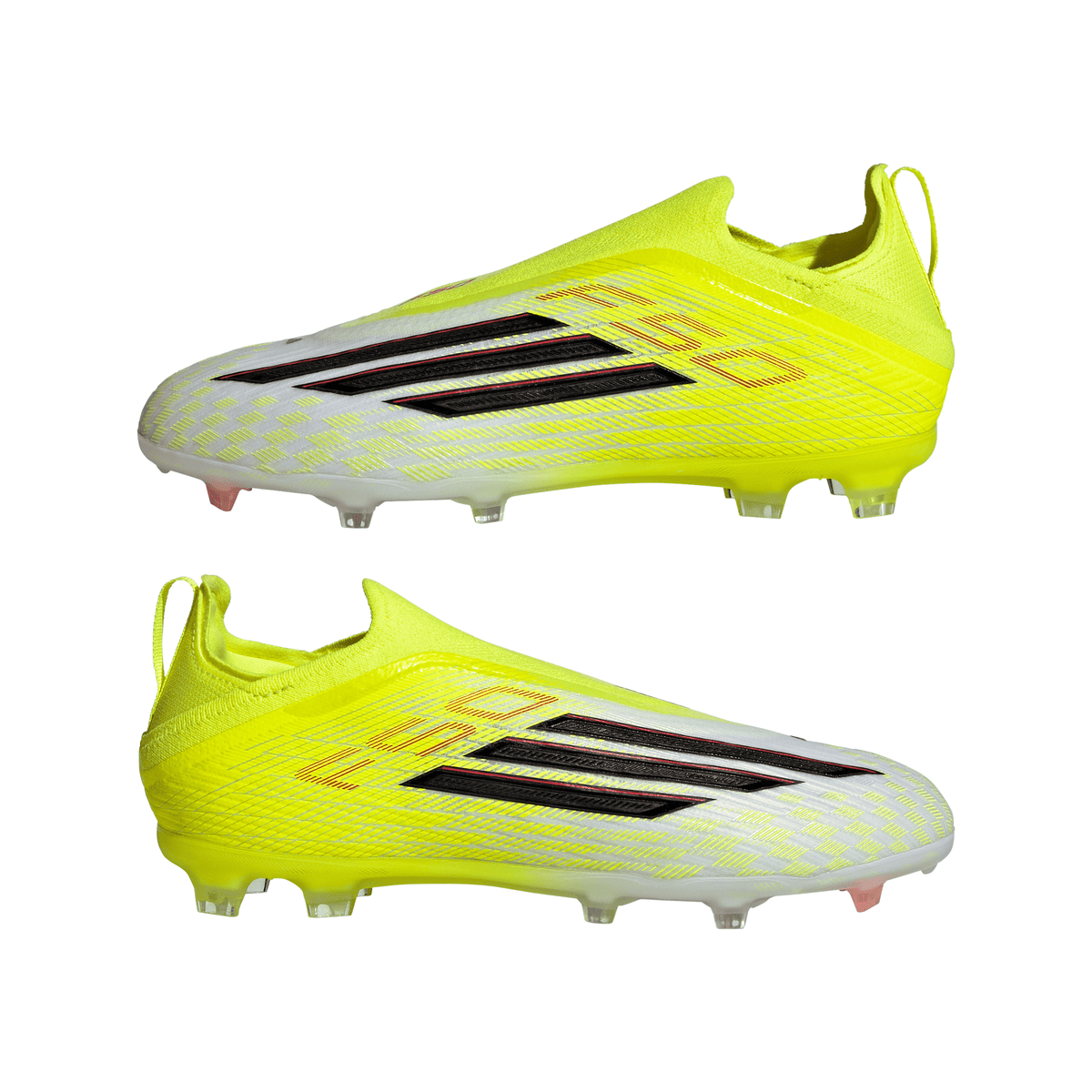 2026 New Arrival adidas F50 Elite Laceless FG Firm Ground Youth Soccer Cleats - Yellow/Black/Red wholesalehk.shop