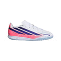 2026 New Arrival adidas F50 Hyperfast Club Indoor Youth Soccer Shoes - White/Purple wholesalehk.shop