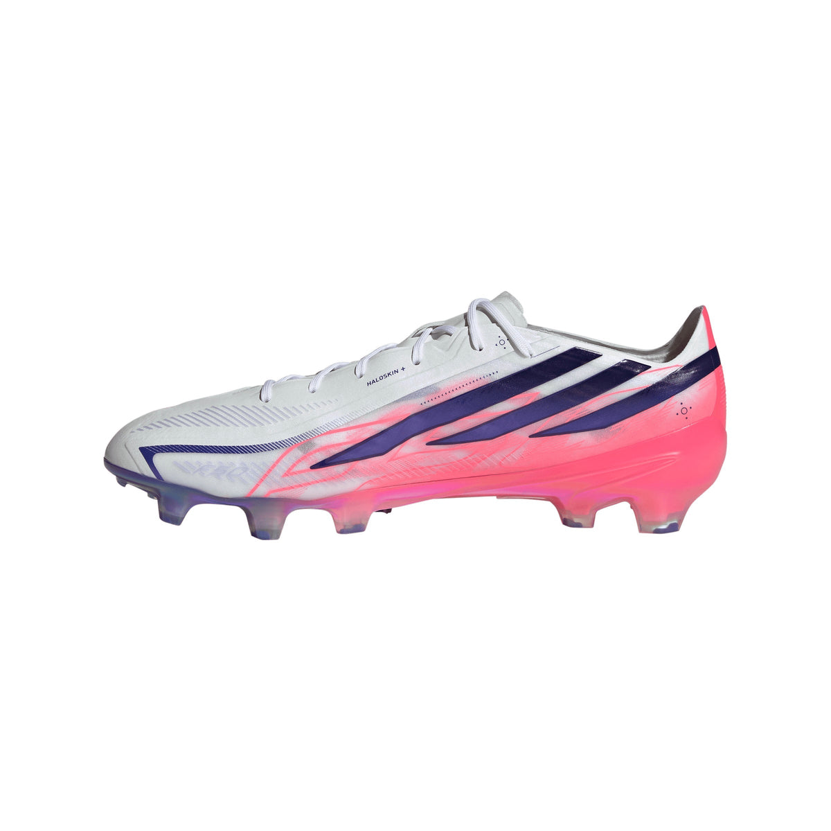 2026 New Arrival adidas F50 Hyperfast Elite Firm Ground Men's Soccer Cleats - White/Solar Turbo/Purple wholesalehk.shop