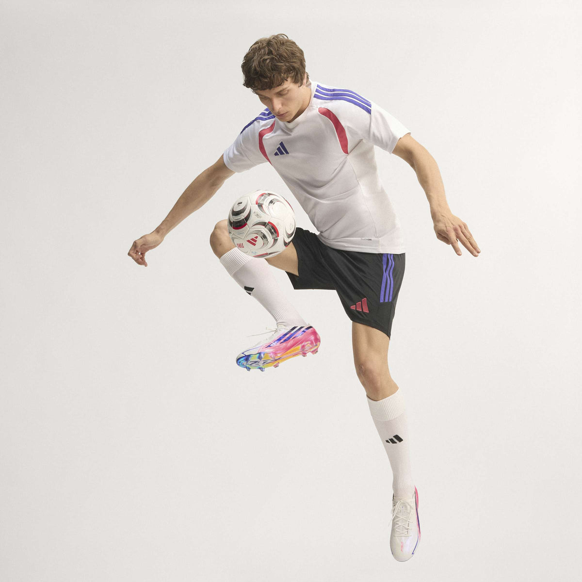 2026 New Arrival adidas F50 Hyperfast Elite Firm Ground Men's Soccer Cleats - White/Solar Turbo/Purple wholesalehk.shop