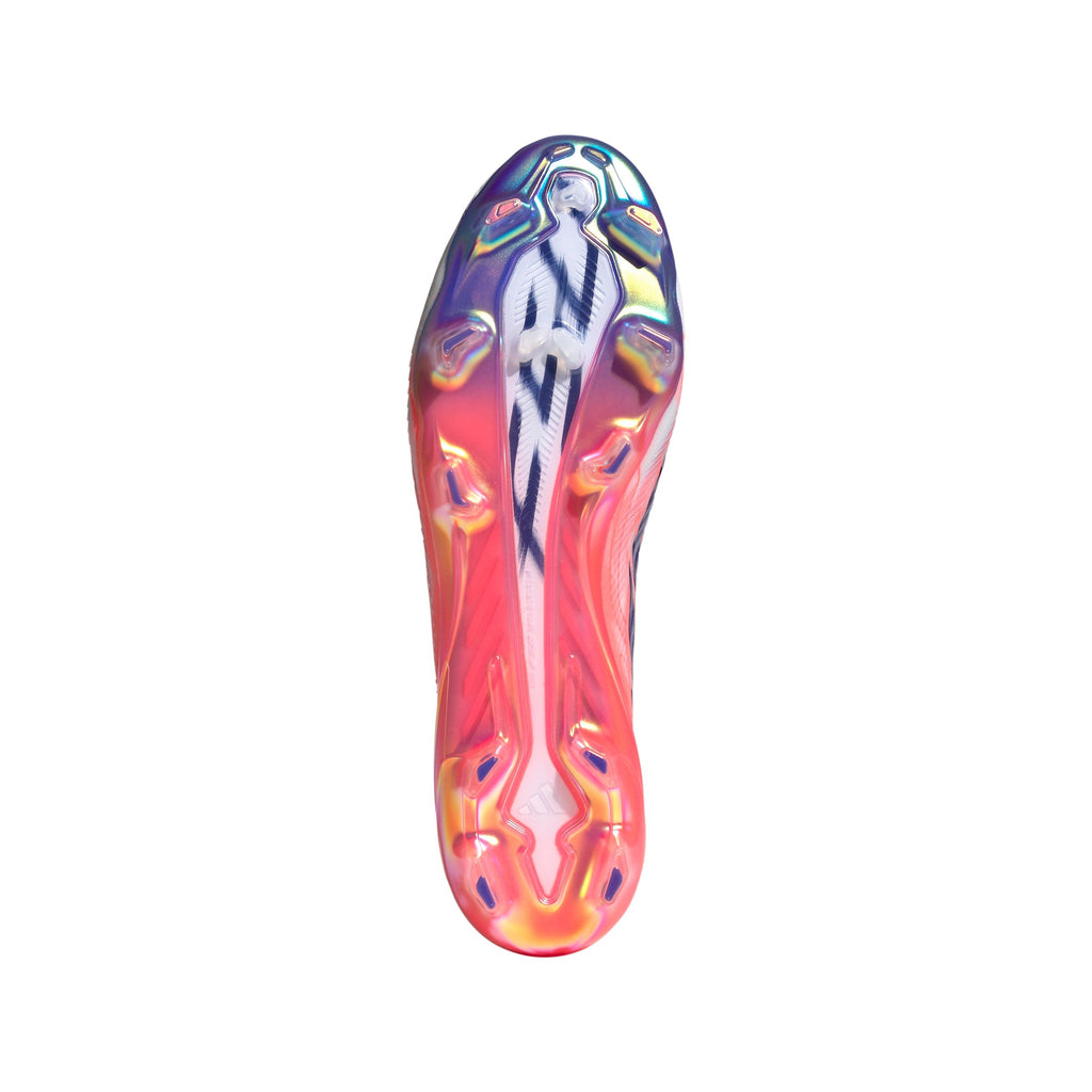 2026 New Arrival adidas F50 Hyperfast Elite Firm Ground Men's Soccer Cleats - White/Solar Turbo/Purple wholesalehk.shop