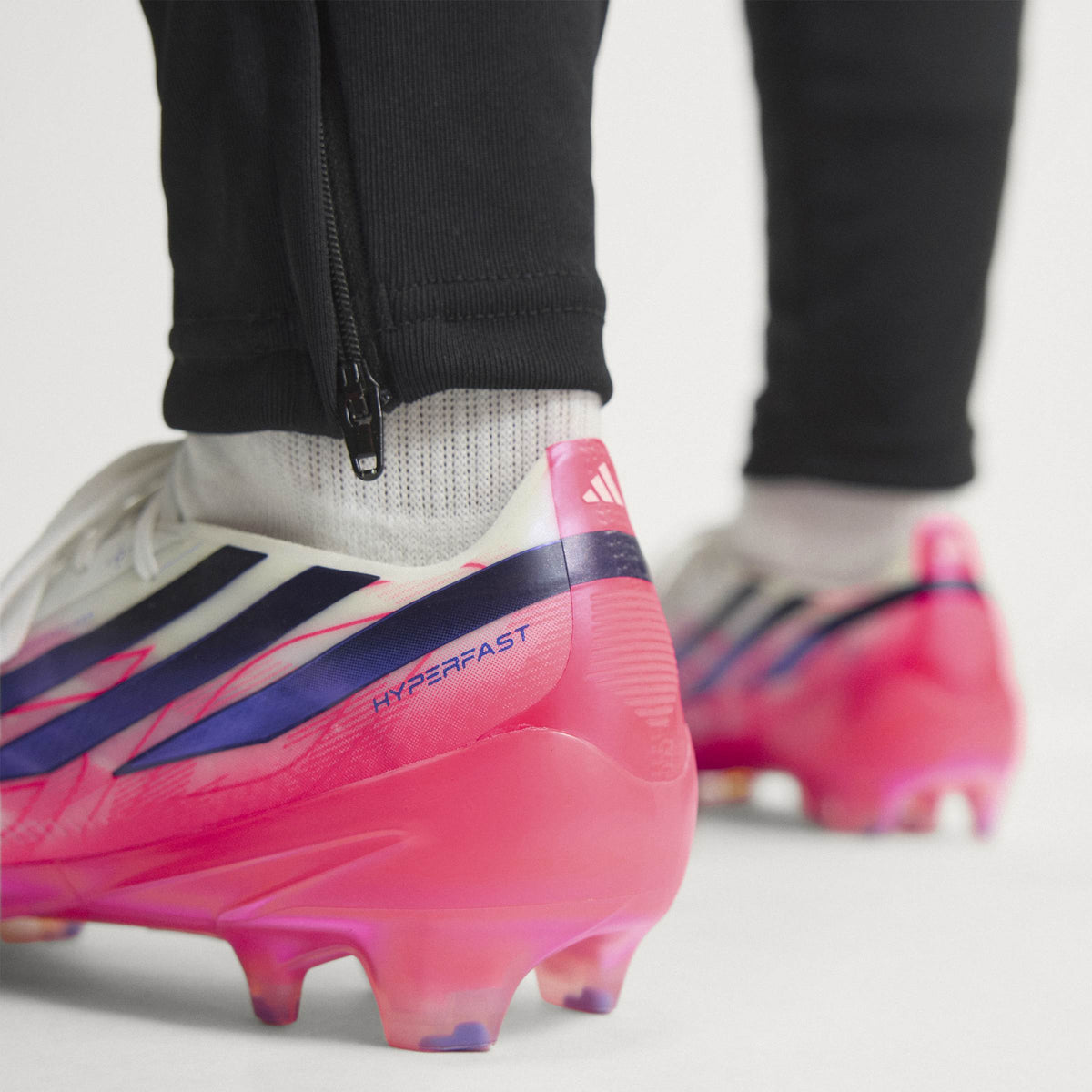 2026 New Arrival adidas F50 Hyperfast Elite Firm Ground Men's Soccer Cleats - White/Solar Turbo/Purple wholesalehk.shop