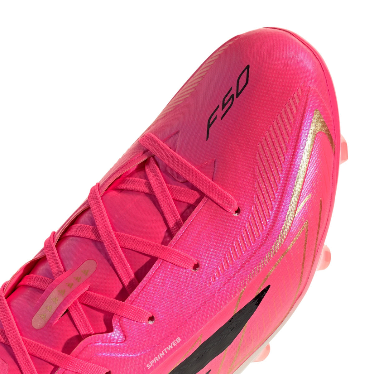 2026 New Arrival adidas F50 Hyperfast Elite Firm Ground Youth Soccer Cleats - Turquesa/Black/Gold wholesalehk.shop