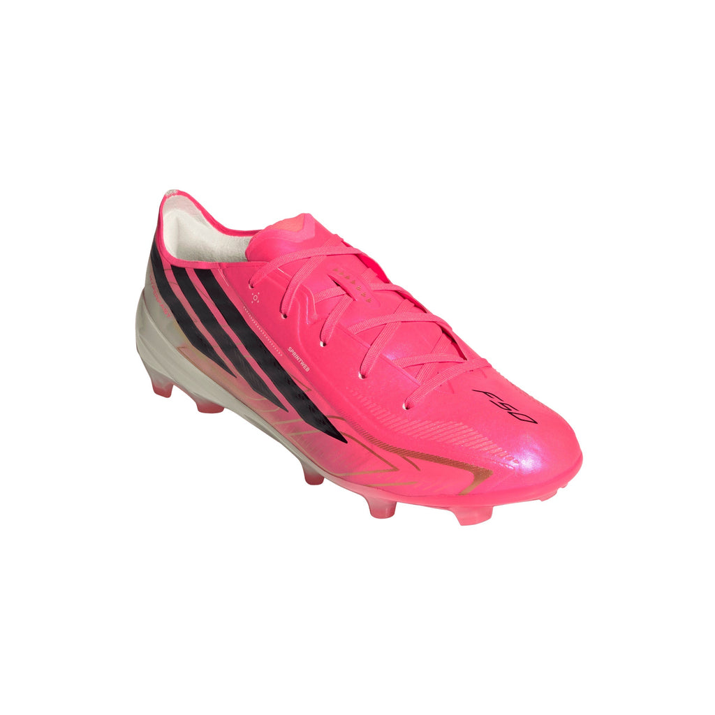 2026 New Arrival adidas F50 Hyperfast Elite Firm Ground Youth Soccer Cleats - Turquesa/Black/Gold wholesalehk.shop