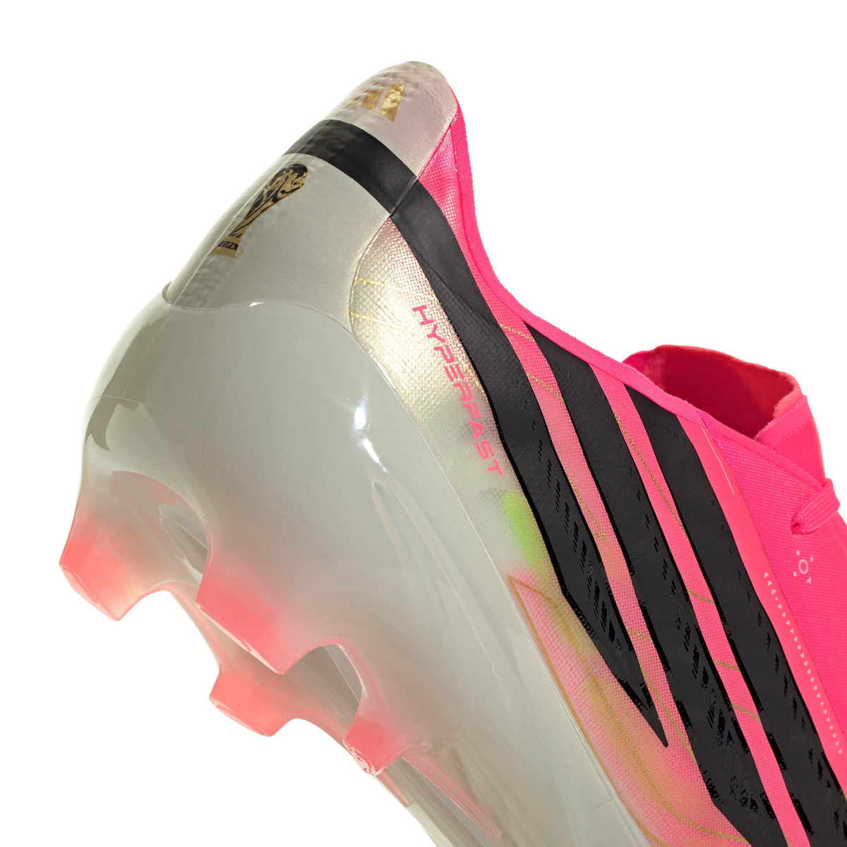 2026 New Arrival adidas F50 Hyperfast Elite Firm Ground Youth Soccer Cleats - Turquesa/Black/Gold wholesalehk.shop