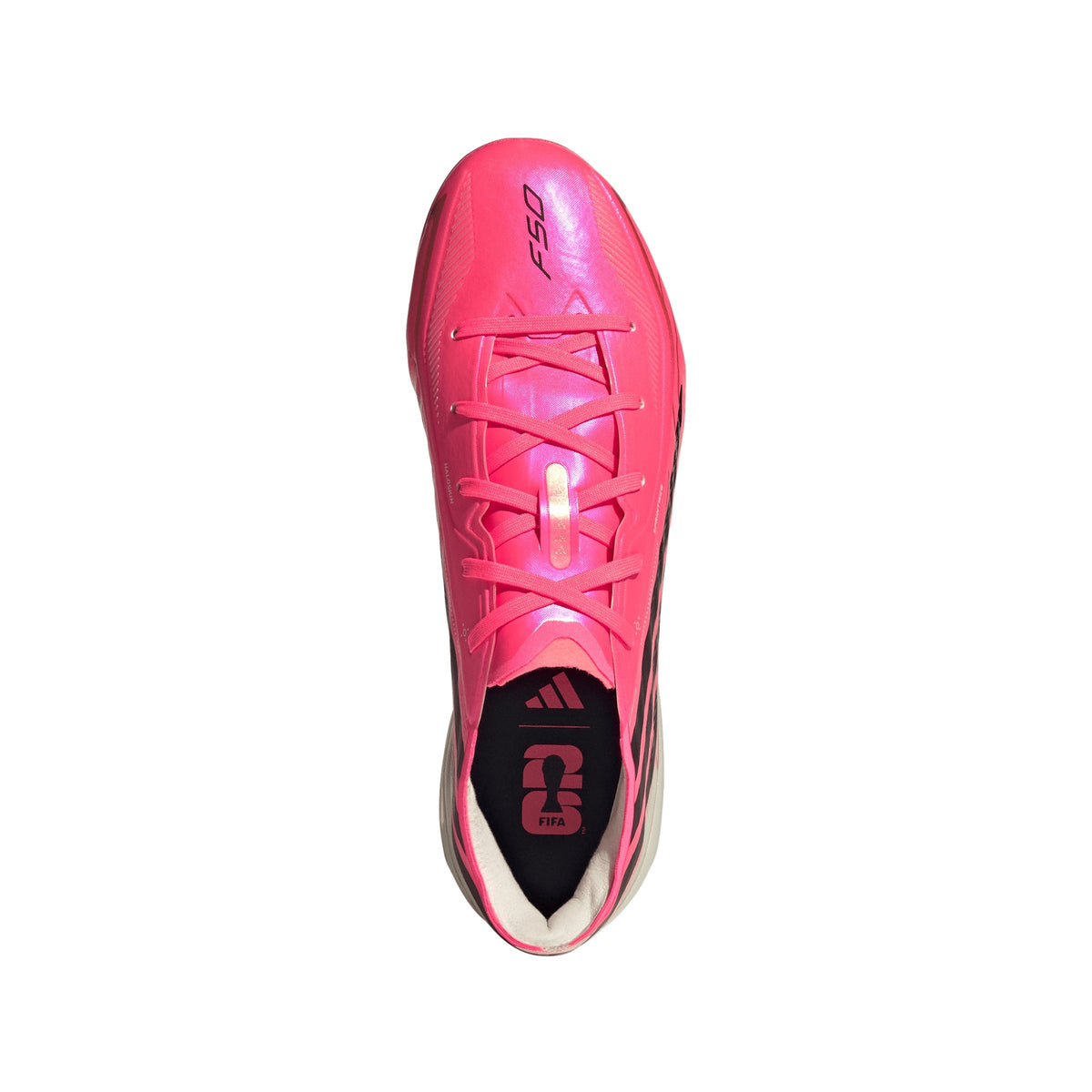 2026 New Arrival adidas F50 Hyperfast Elite Firm Ground Youth Soccer Cleats - Turquesa/Black/Gold wholesalehk.shop