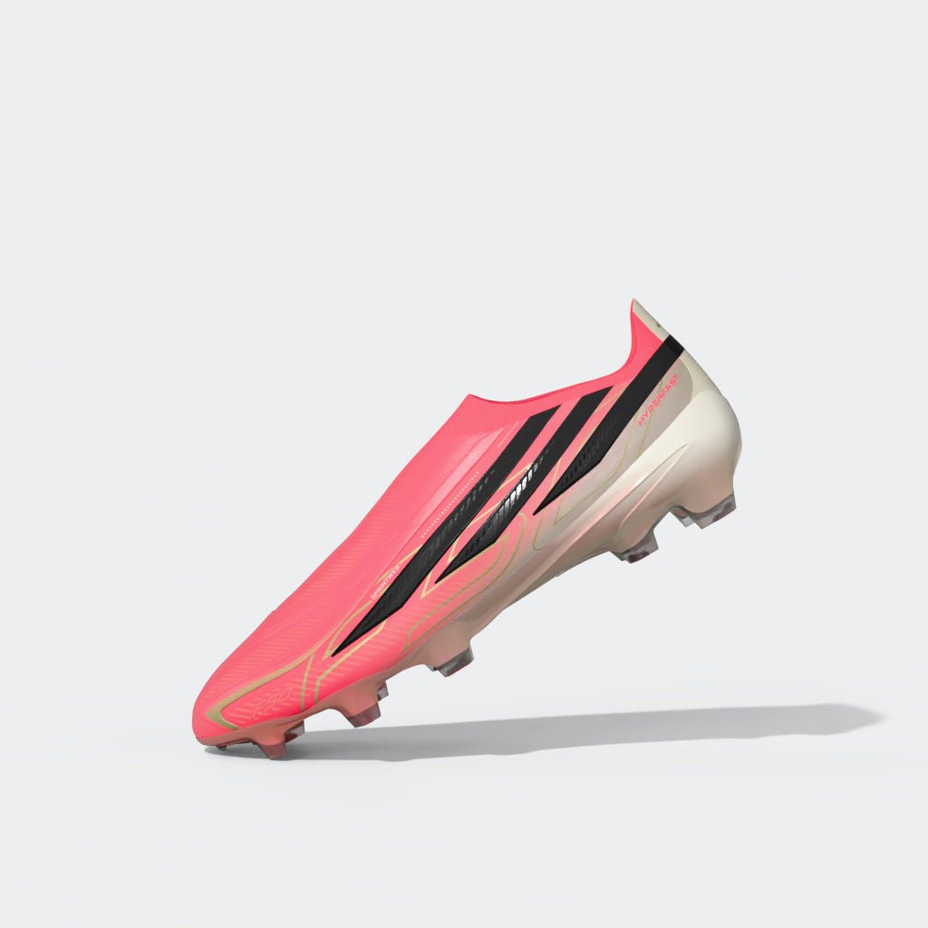 2026 New Arrival adidas F50 Hyperfast Elite Laceless Firm Ground Men's Soccer Cleats - Turquesa/Black/Gold wholesalehk.shop