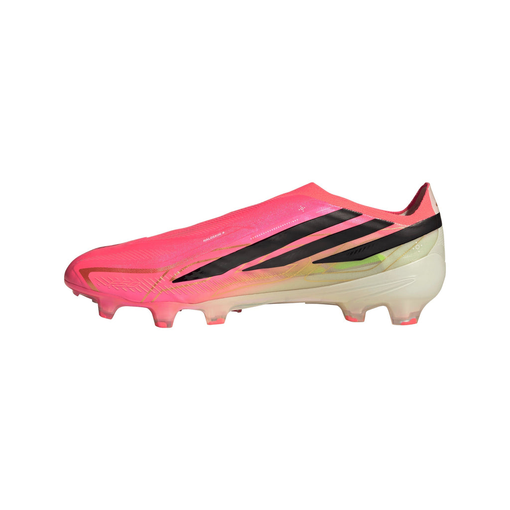 2026 New Arrival adidas F50 Hyperfast Elite Laceless Firm Ground Men's Soccer Cleats - Turquesa/Black/Gold wholesalehk.shop