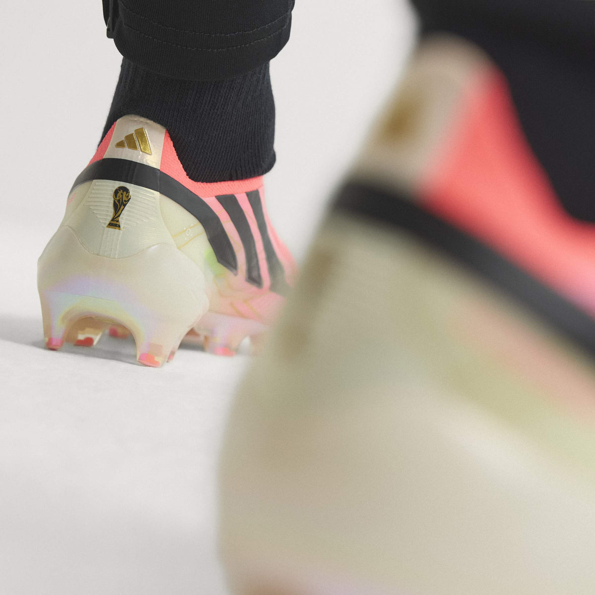 2026 New Arrival adidas F50 Hyperfast Elite Laceless Firm Ground Men's Soccer Cleats - Turquesa/Black/Gold wholesalehk.shop