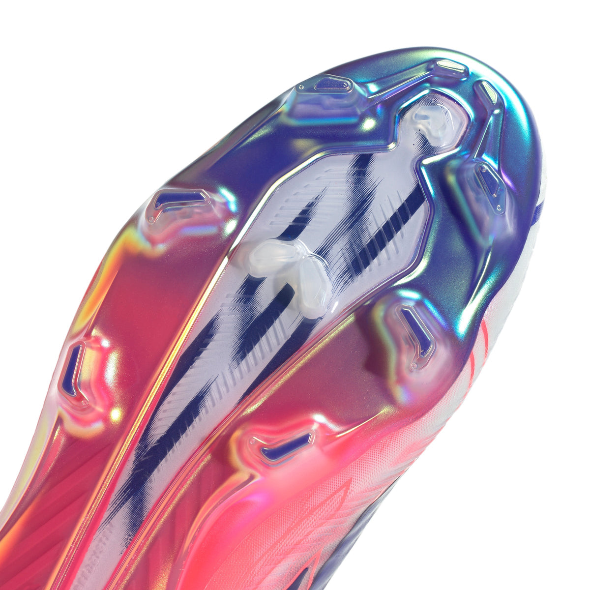 2026 New Arrival adidas F50 Hyperfast Elite Laceless Firm Ground Men's Soccer Cleats - White/Purple wholesalehk.shop