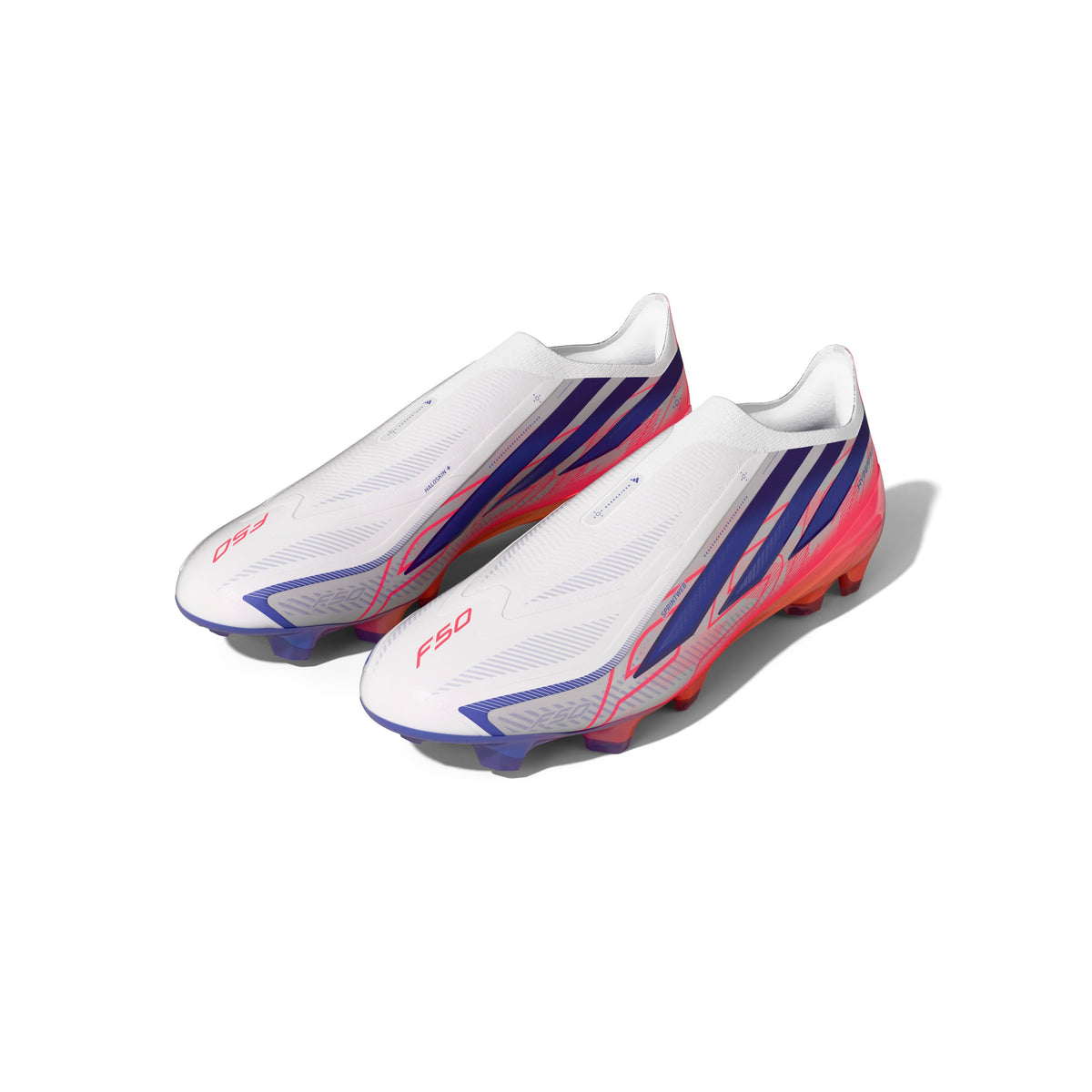 2026 New Arrival adidas F50 Hyperfast Elite Laceless Firm Ground Men's Soccer Cleats - White/Purple wholesalehk.shop