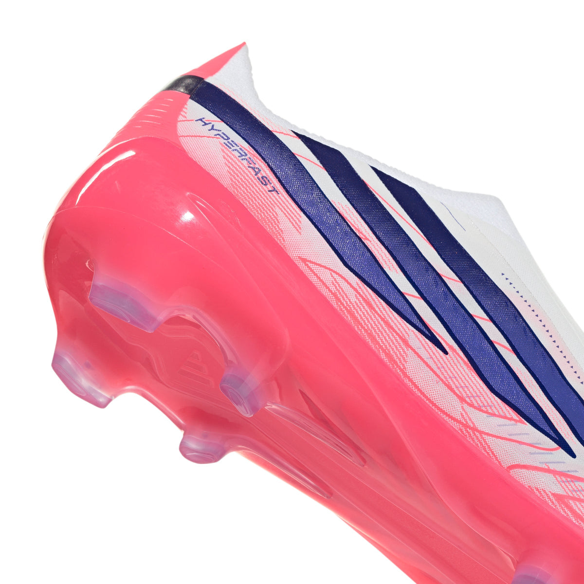 2026 New Arrival adidas F50 Hyperfast Elite Laceless Firm Ground Youth Soccer Cleats - White/Purple wholesalehk.shop