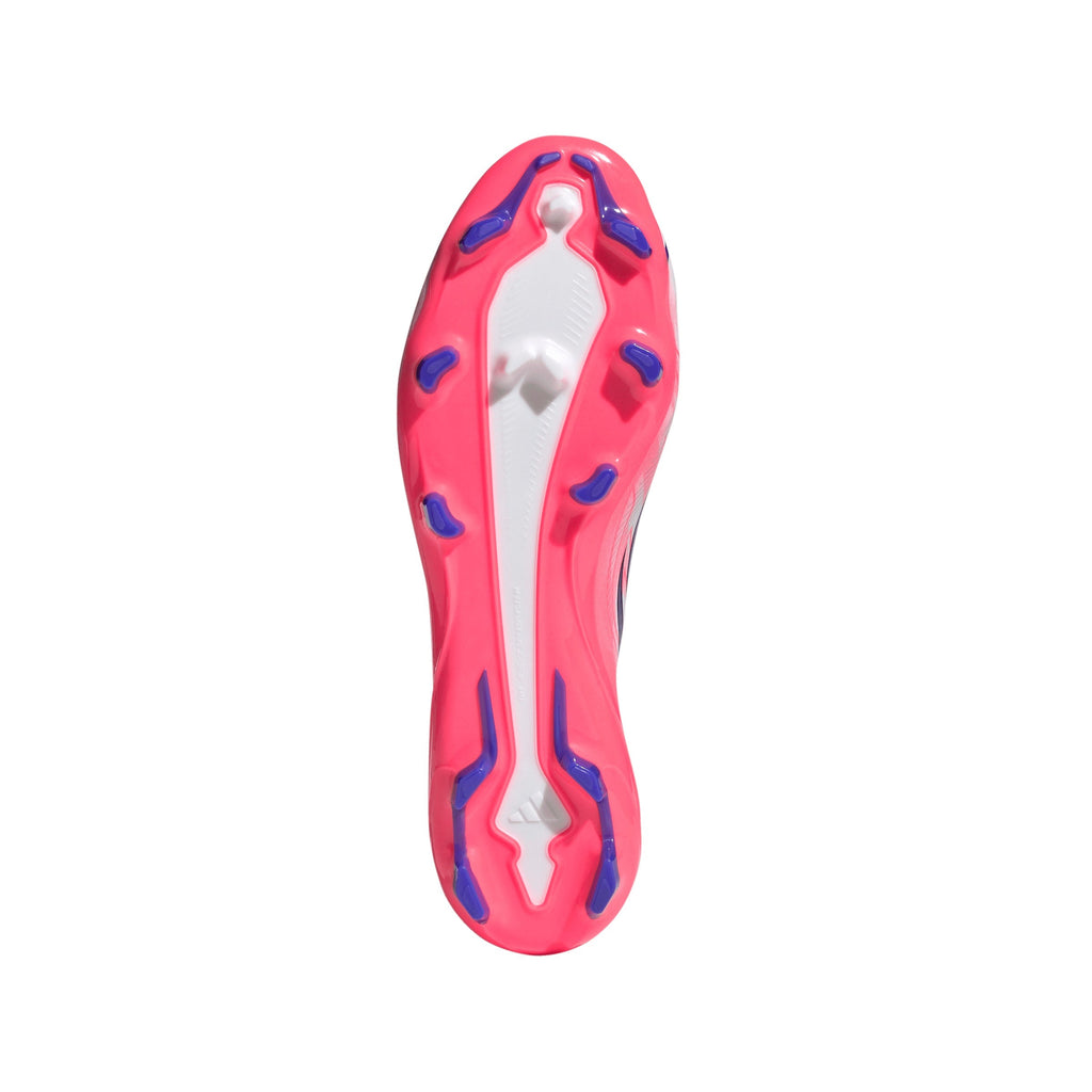 2026 New Arrival adidas F50 Hyperfast League FG Firm Ground Men's Soccer Cleats - White/Purple/Solar Turbo wholesalehk.shop