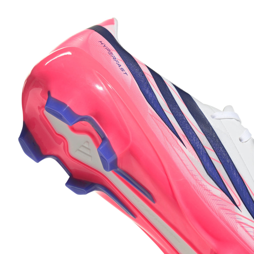 2026 New Arrival adidas F50 Hyperfast League FG Firm Ground Men's Soccer Cleats - White/Purple/Solar Turbo wholesalehk.shop