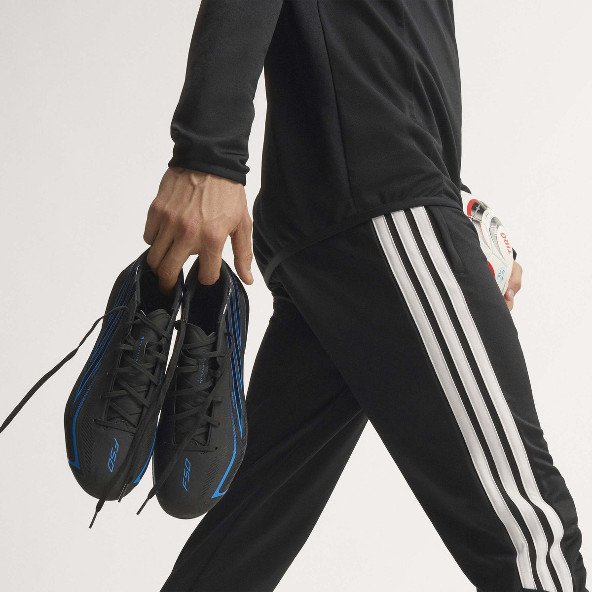 2026 New Arrival adidas F50 Hyperfast League Firm Ground Men's Soccer Cleats - Black/Black/Blue wholesalehk.shop