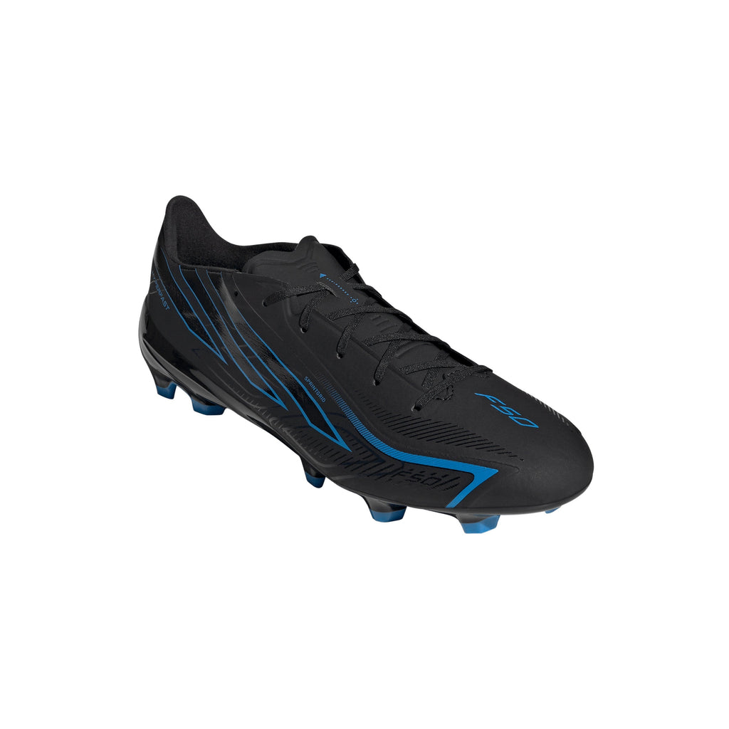 2026 New Arrival adidas F50 Hyperfast League Firm Ground Men's Soccer Cleats - Black/Black/Blue wholesalehk.shop