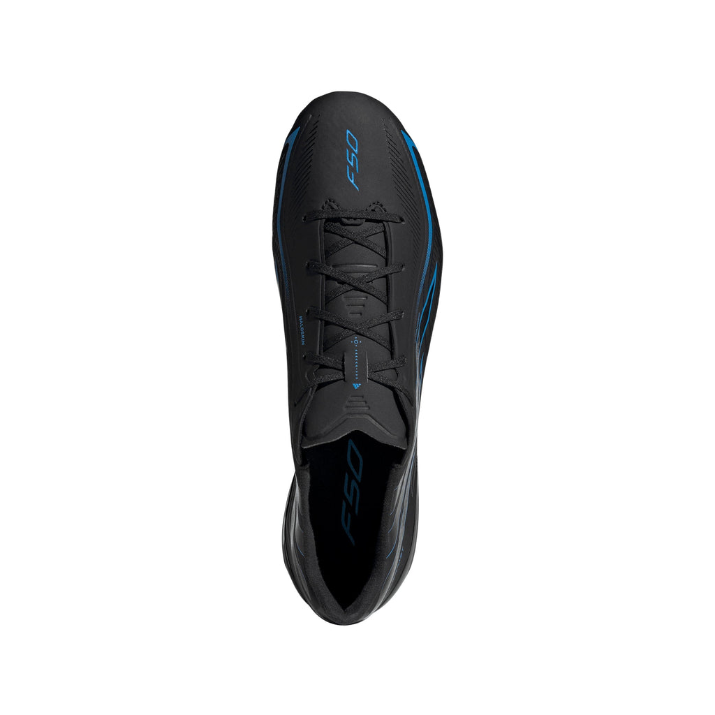 2026 New Arrival adidas F50 Hyperfast League Firm Ground Men's Soccer Cleats - Black/Black/Blue wholesalehk.shop