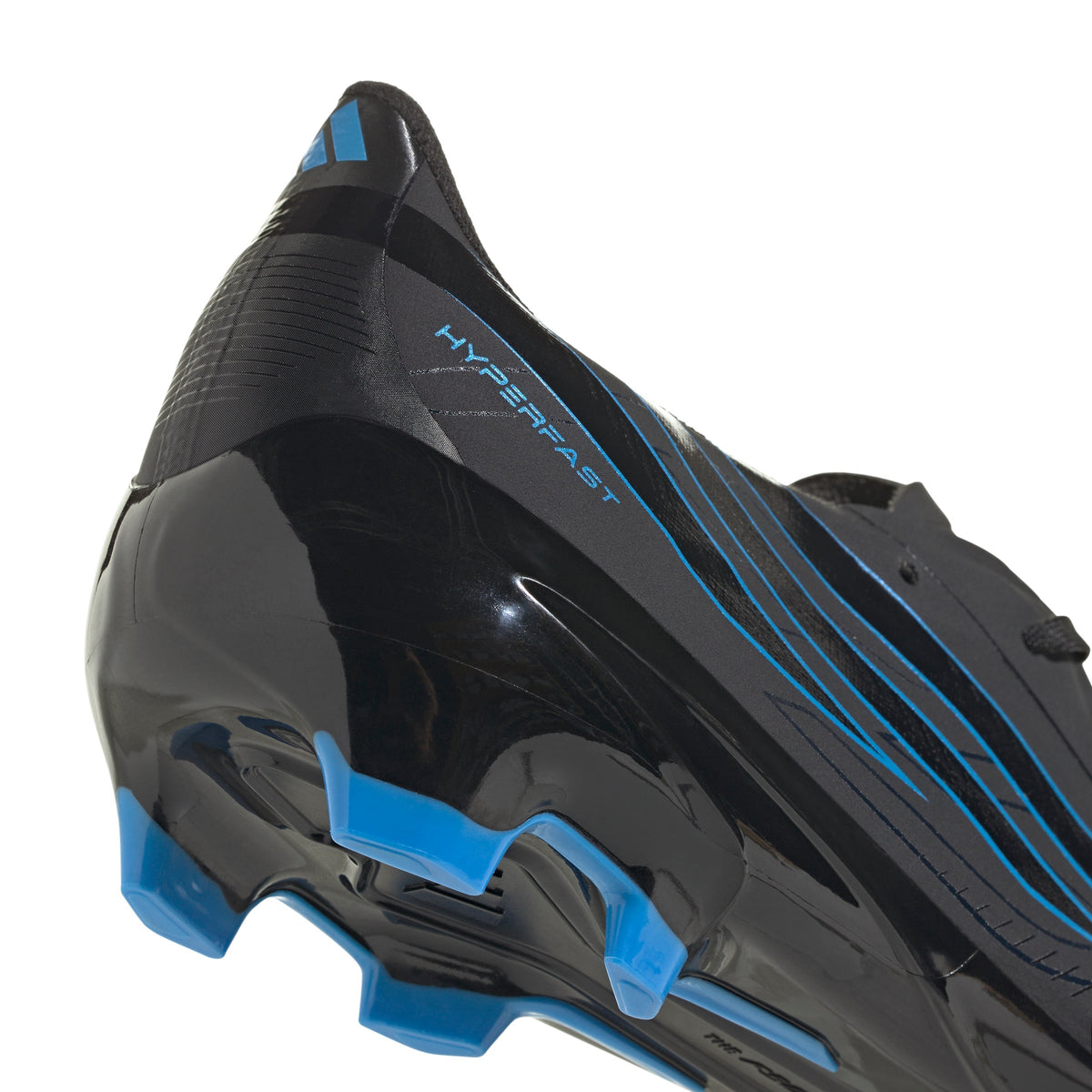 2026 New Arrival adidas F50 Hyperfast League Firm Ground Men's Soccer Cleats - Black/Black/Blue wholesalehk.shop