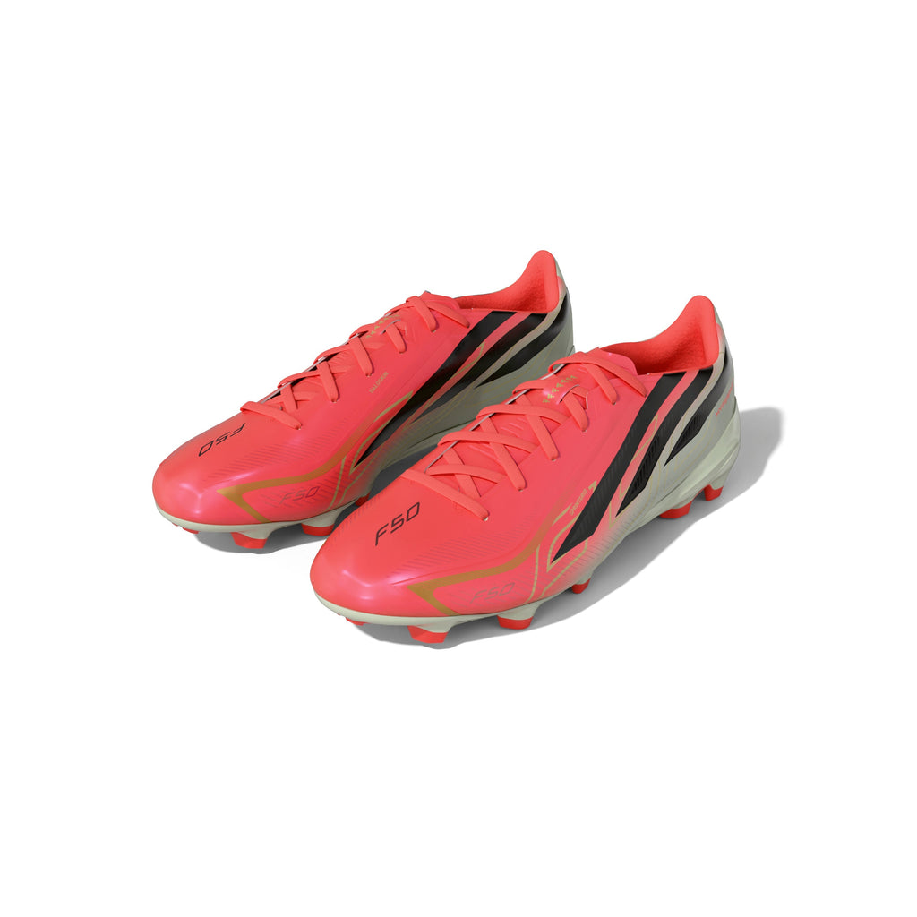 2026 New Arrival adidas F50 Hyperfast League Firm Ground Men's Soccer Cleats - Solar Turbo/Black/Gold wholesalehk.shop