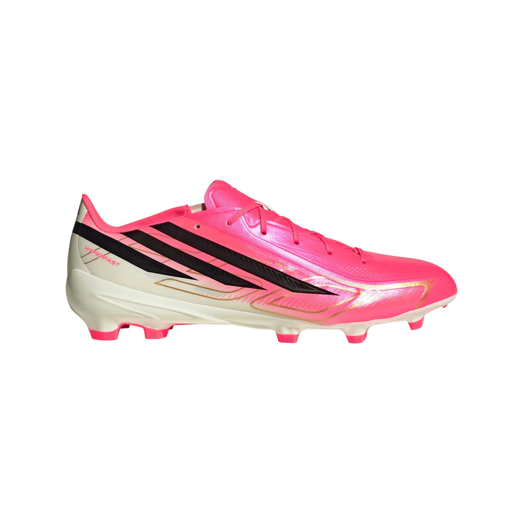 2026 New Arrival adidas F50 Hyperfast League Firm Ground Men's Soccer Cleats - Solar Turbo/Black/Gold wholesalehk.shop