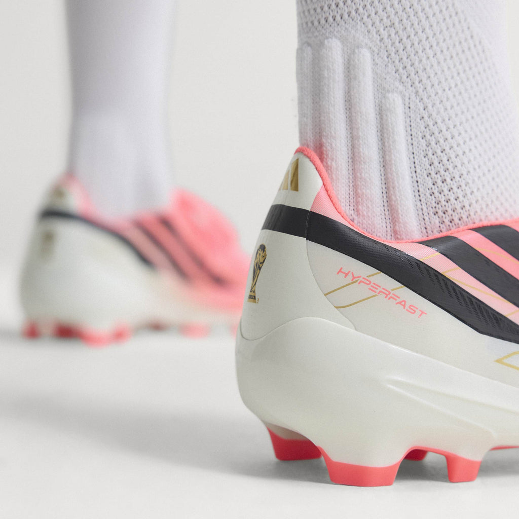 2026 New Arrival adidas F50 Hyperfast League Firm Ground Men's Soccer Cleats - Solar Turbo/Black/Gold wholesalehk.shop