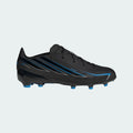 2026 New Arrival adidas F50 Hyperfast League Firm Ground Youth Soccer Cleats - Black/Black/Blue wholesalehk.shop