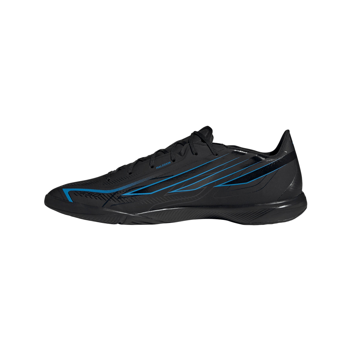 2026 New Arrival adidas F50 Hyperfast League Indoor Men's Soccer Shoes - Black/Black/Blue wholesalehk.shop