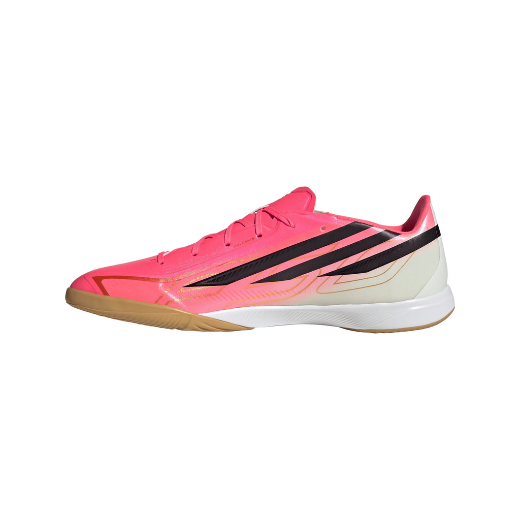 2026 New Arrival adidas F50 Hyperfast League Indoor Men's Soccer Shoes - Turquesa/Black/Gold wholesalehk.shop